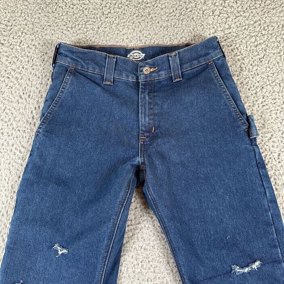 Dickies Denim Jeans Carpenter Pants Men 30x30 Skateboarding Workwear Blue Skater - Picture 2 of 16